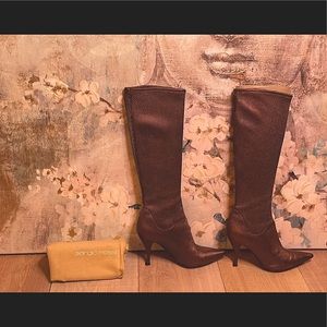 Sergio Rossi Copper Boots Stretch fit